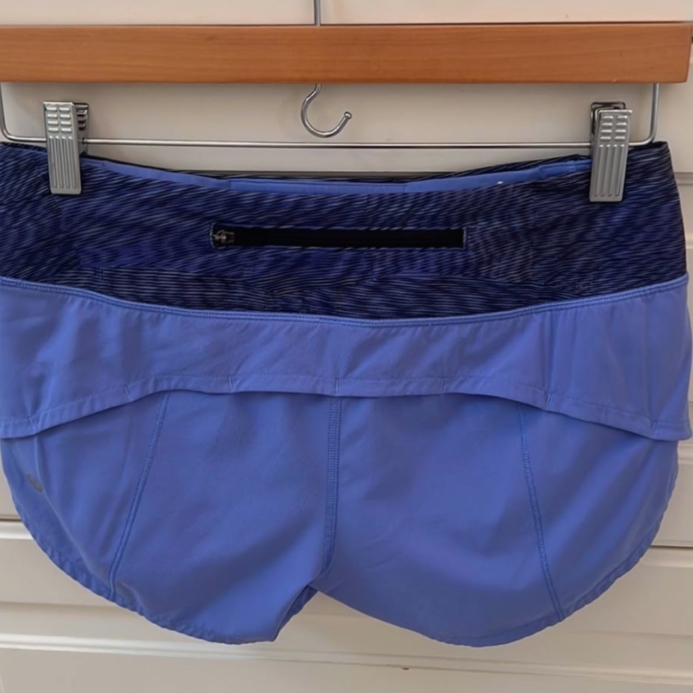 RARE LULULEMON PURPLE SPEED UP SHORTS!!!!